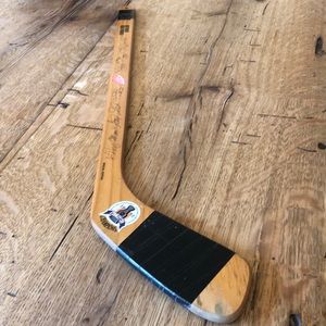 Detroit Red Wings knee hockey stick